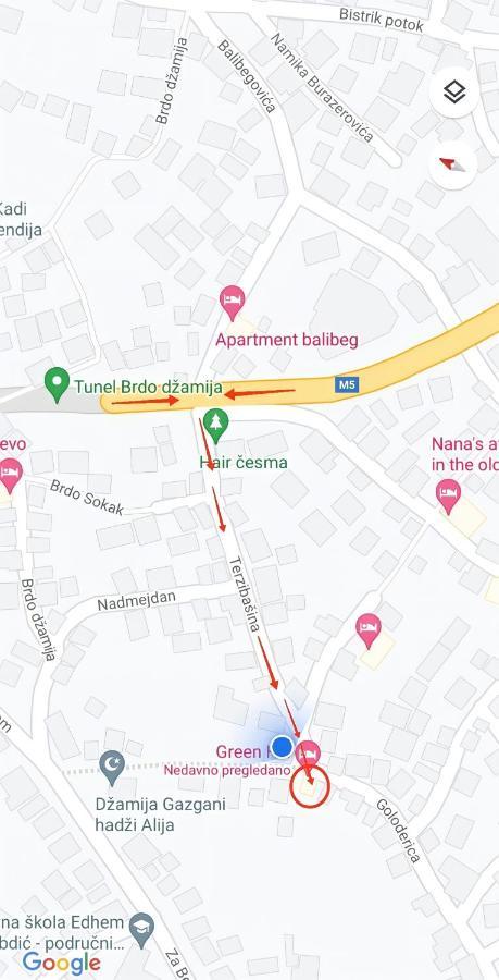 Green Hill + Free Garage Сараево Экстерьер фото